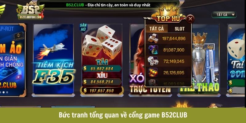 Bức tranh tổng quan về cổng game B52CLUB Bức tranh tổng quan về cổng game B52CLUB